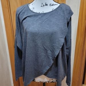"White Birch" Grey Sweater, 1XL.